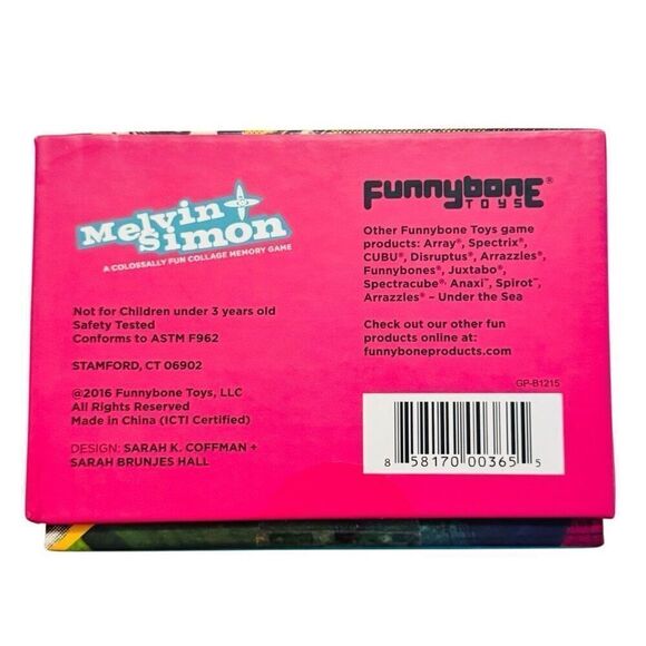 Melvin + Simon Matching Game Collage Cards Age 4+ Pairs Memory Activity NEW - Picture 4 of 4